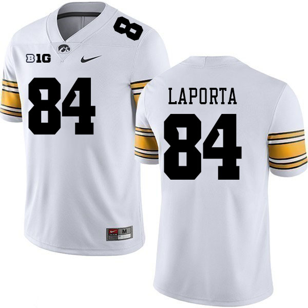 Iowa Hawkeyes #84 Sam LaPorta College Football Jerseys Stitched Sale-White